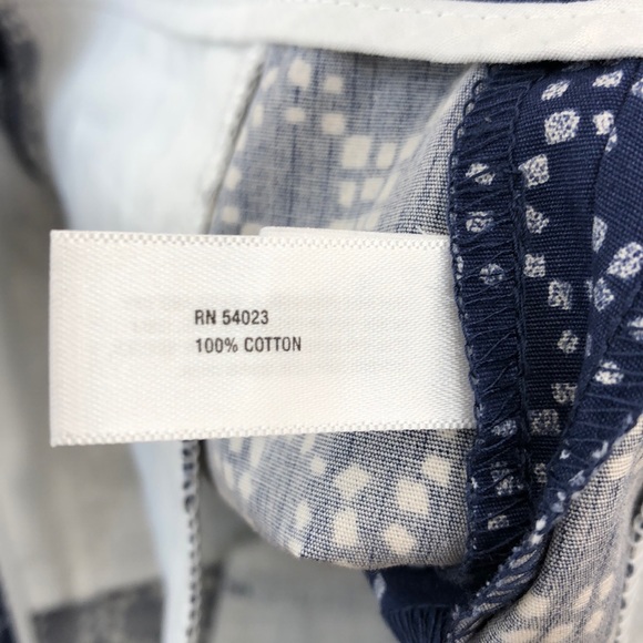 GAP Navy & White Printed Flat Front Shorts - Picture 5 of 6